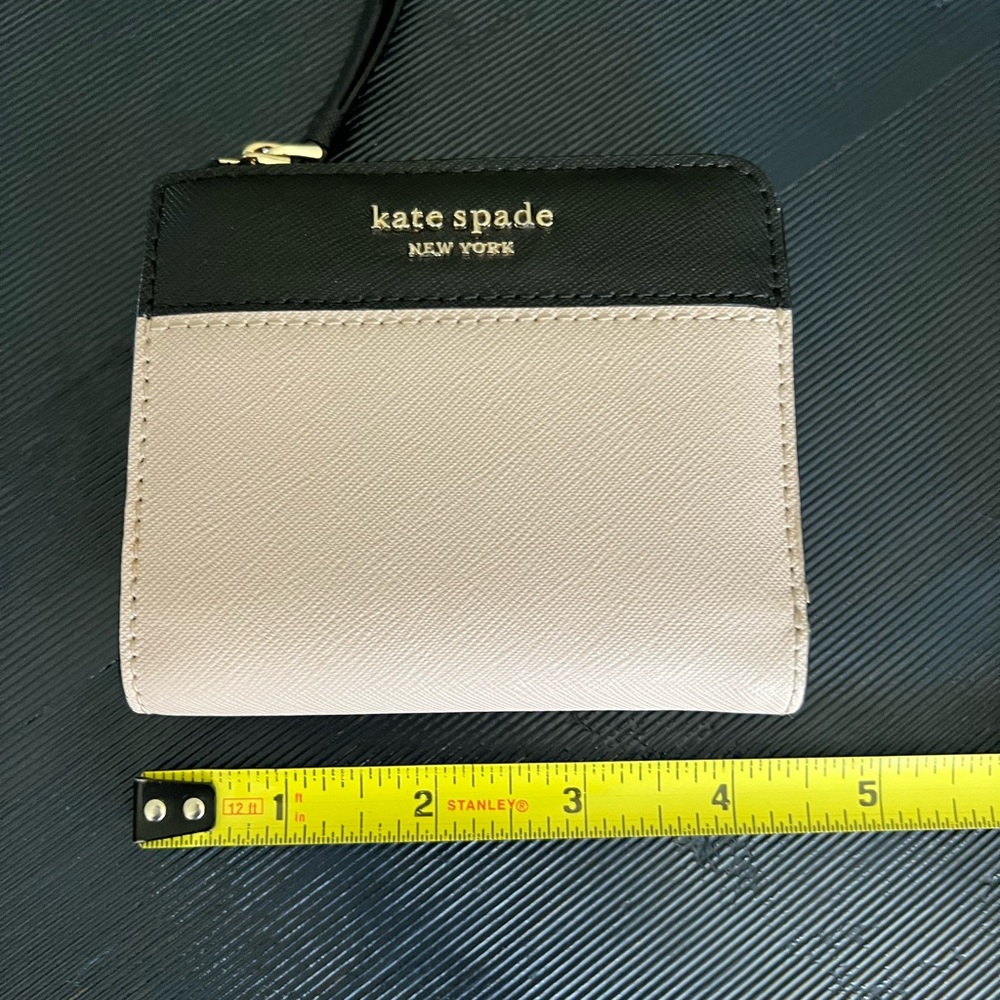 Kate Spade Black and Cream Wallet